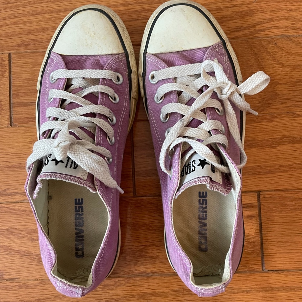Women’s Lilac Converse All-Stars